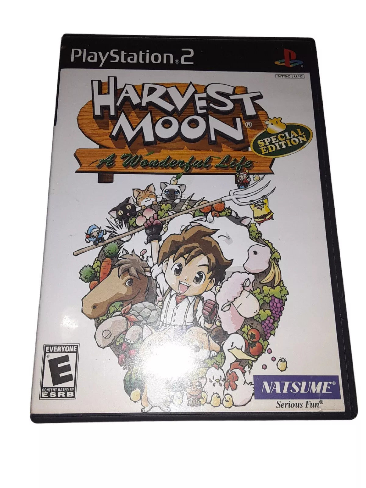 Mint-  Used Sony PlayStation 2 Game - HARVEST MOON A Wonderful Life - 2005