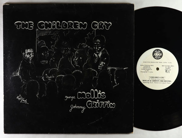 George Mollis & Johnny Griffin - The Children Cry - VG+ 12" Single Record 1983 Skin To Skin Detroit Private Press Vinyl - Soul / Funk / Jazz