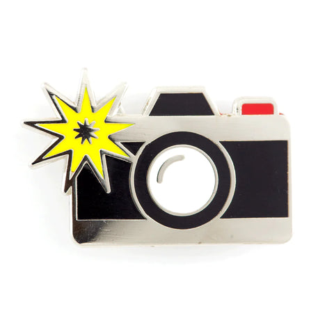 These Are Things - Camera Enamel Flash Pin