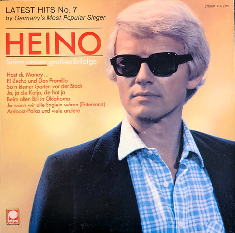 Heino – Latest Hits No. 7 - VG+ LP Record 1981 Peters International USA Vinyl - Pop / Europop